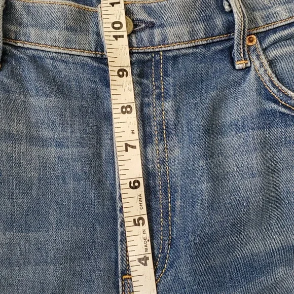 Grlfrnd Naomi women's highrise cut off crop distressed jeans size 31 - Picture 5 of 16